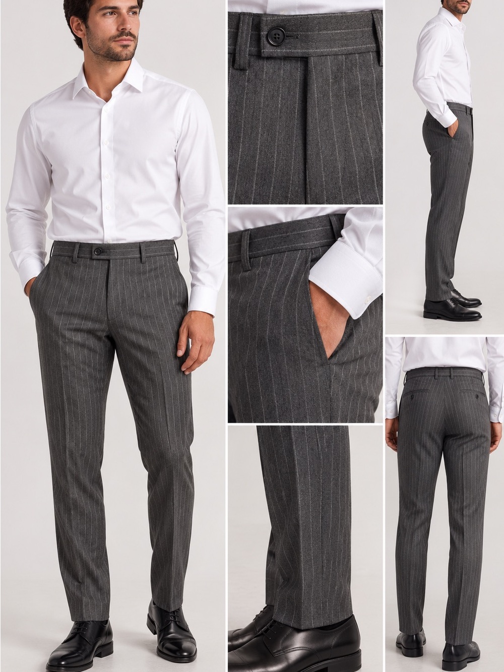 21. All Saints • NWOT $220 US Ross Slim Fit 100% Wool Mens Dress pant